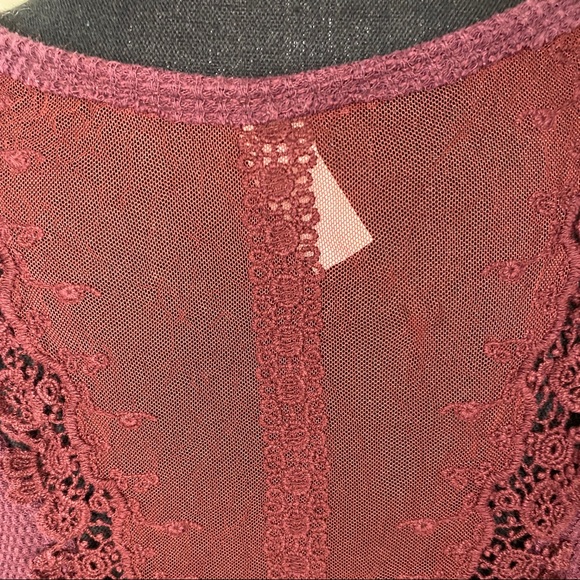 Size S | Free People Hi-Lo Lace Back Shirt - Picture 7 of 14